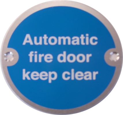 Automatic Fire Door Keep Clear - From £2.95